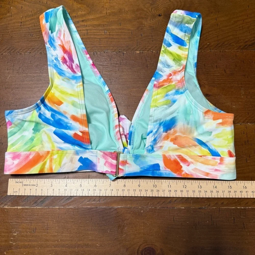 Colorful Abstract Bikini Top
